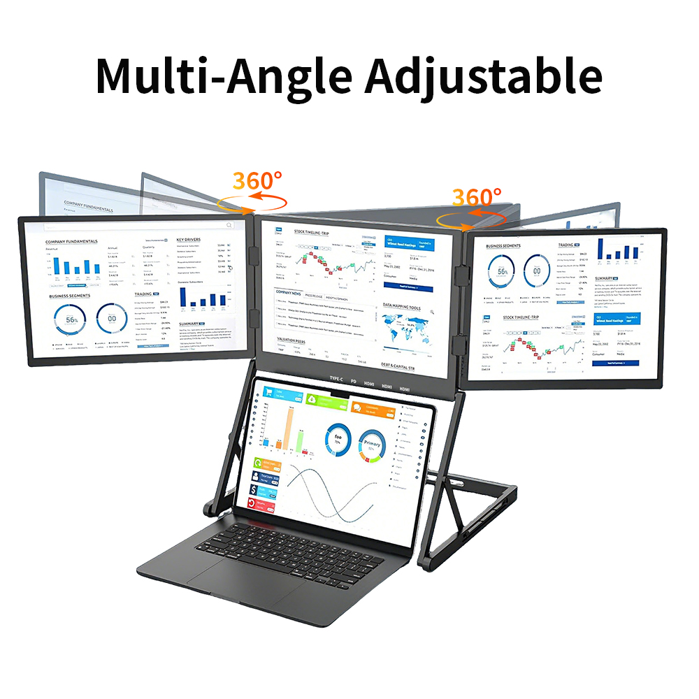 14.0" Aluminium Triple Folding Monitor (1080P / 2.5K Optional) 6