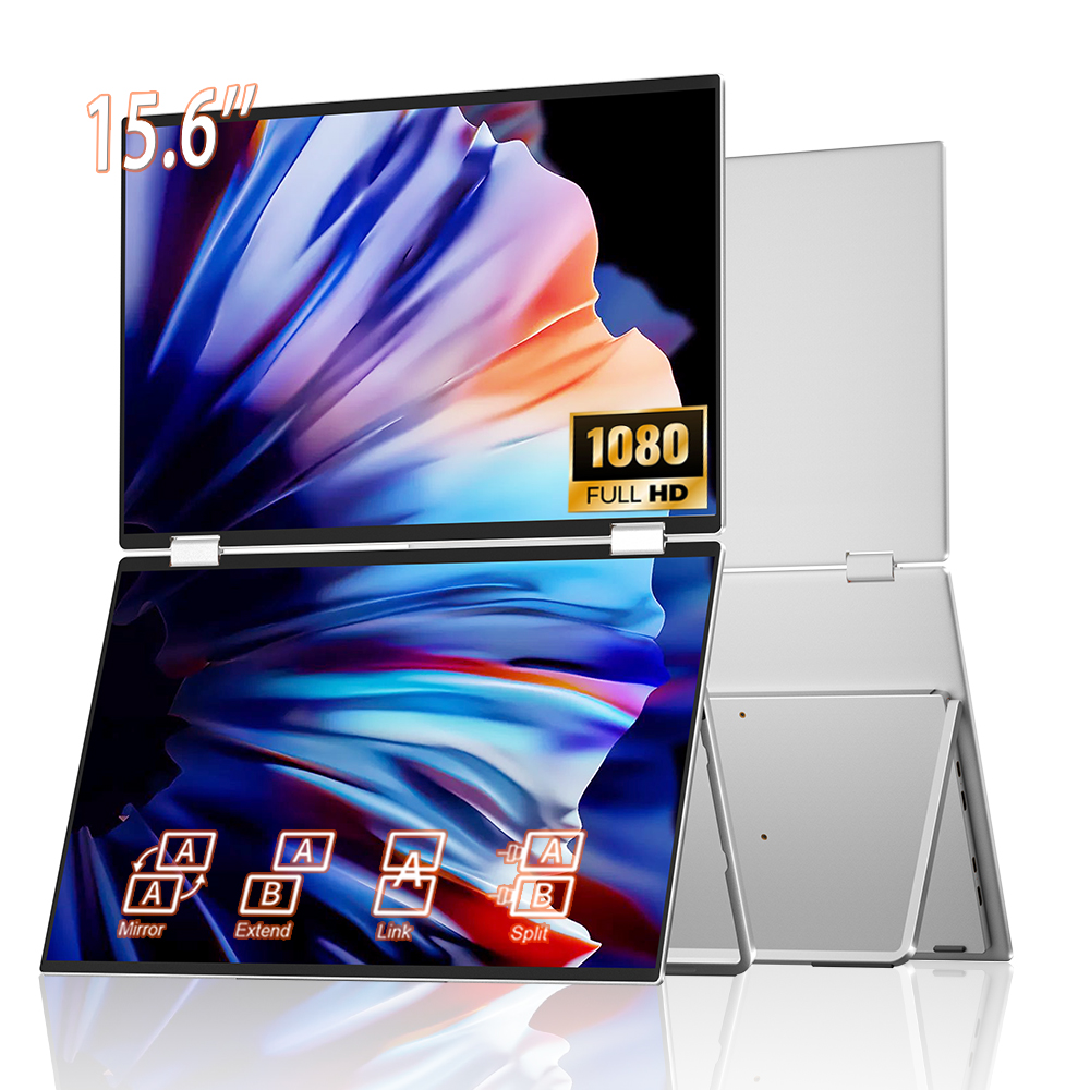 15.6" FHD Foldable Dual Portable Monitor