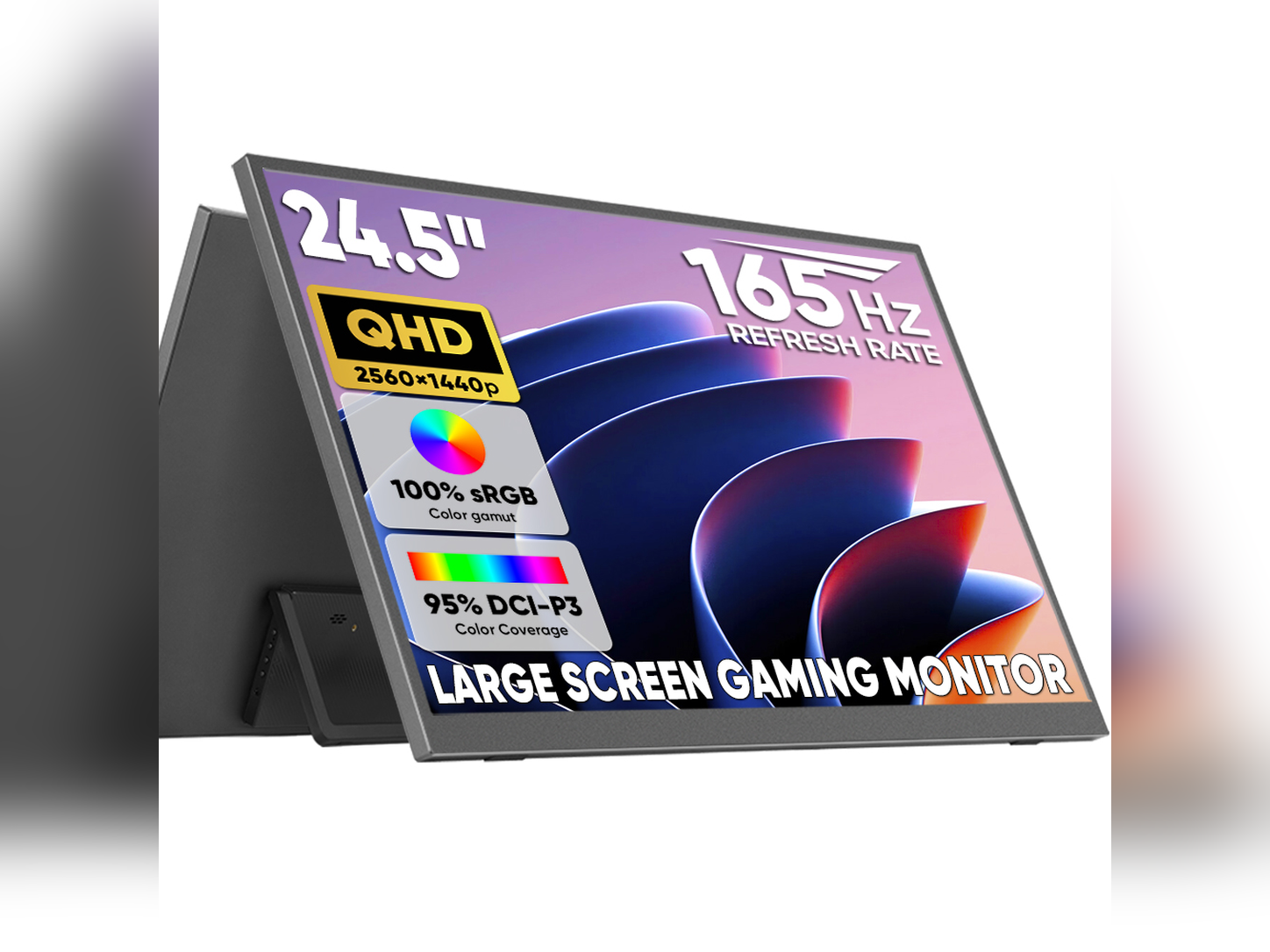 24.5" QHD 2K 165Hz Gaming Monitor Extender